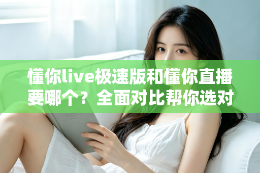 懂你live极速版和懂你直播要哪个？全面对比帮你选对版本不踩坑