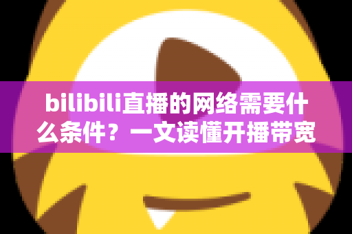 bilibili直播的网络需要什么条件？一文读懂开播带宽、稳定性与优化技巧全攻略