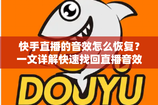 快手直播的音效怎么恢复?一文详解快速找回直播音效的完整指南 快手直播的音效怎么恢复?一文详解快速找回直播音效的完整指南