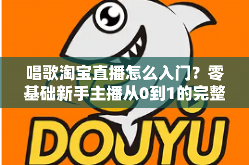 唱歌淘宝直播怎么入门？零基础新手主播从0到1的完整实战指南